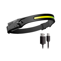 Сенсорный налобный фонарь BL-G28-XPE+COB