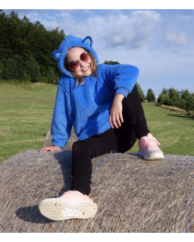 Детский плед с капюшоном и рукавами Huggle Pets Hoodie (синий)